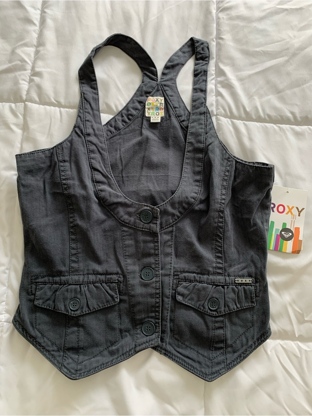 New Roxy Uptown Girt Vest Size XL